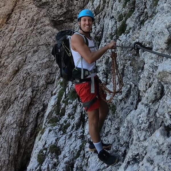 Enrico in ferrata